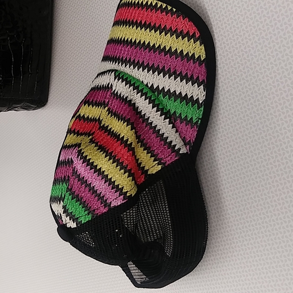 Free People Mesh Ziggy Straw Baseball Summer Hat - Picture 3 of 9